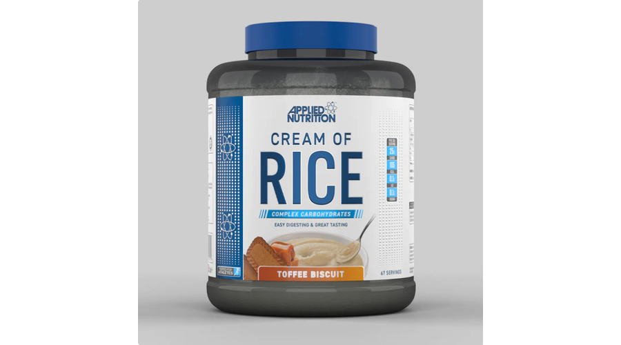 Cream of Rice 2000g toffee biscuit Applied Nutrition