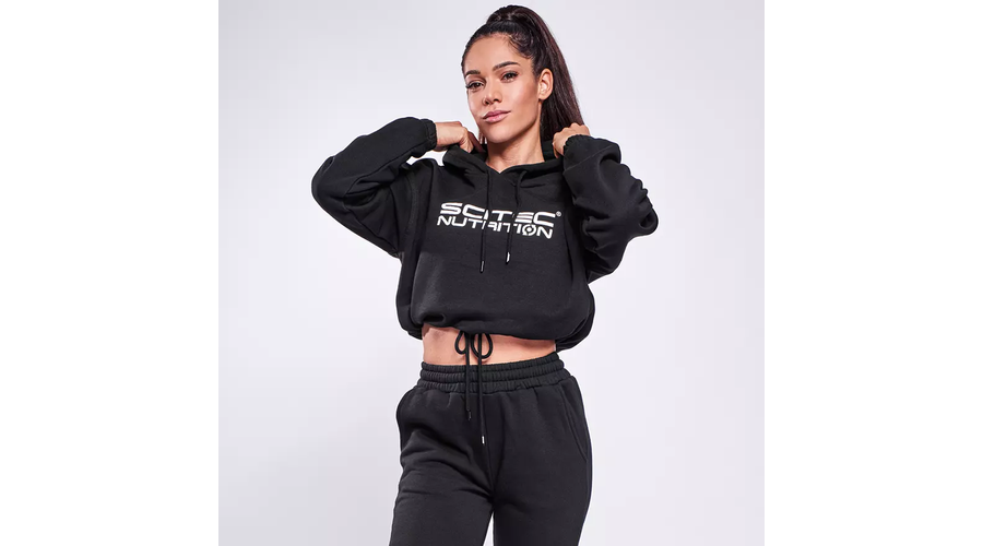 LAILA női crop pulóver fekete XS Scitec Nutrition LAILA női crop pulóver fekete XS Scitec Nutrition