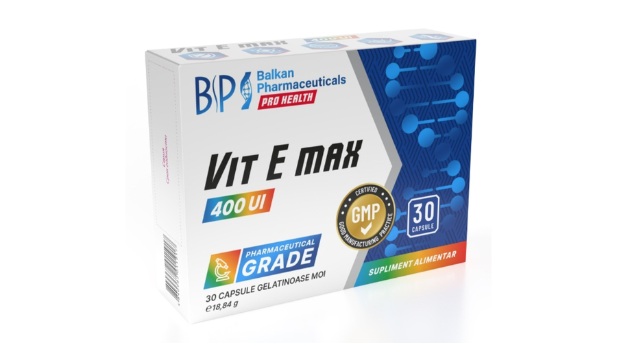 Vit E Max 400NE 30 kapsz. Balkan Pharmaceuticals