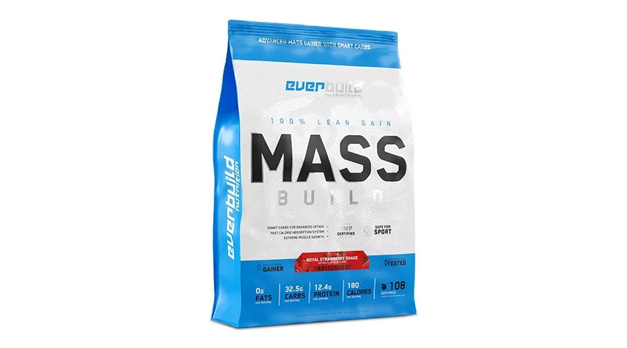 100% MASS BUILD 5448g Chocolate EverBuild Nutrition 100% MASS BUILD 5448g Chocolate EverBuild Nutrition