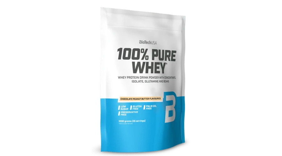 Image of 100% Pure Whey 1000 g csokoládé-mogyoróvaj BioTechUSA