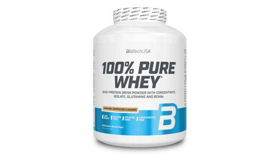 Image of 100% Pure Whey 2270 g karamell-cappuccino BioTechUSA