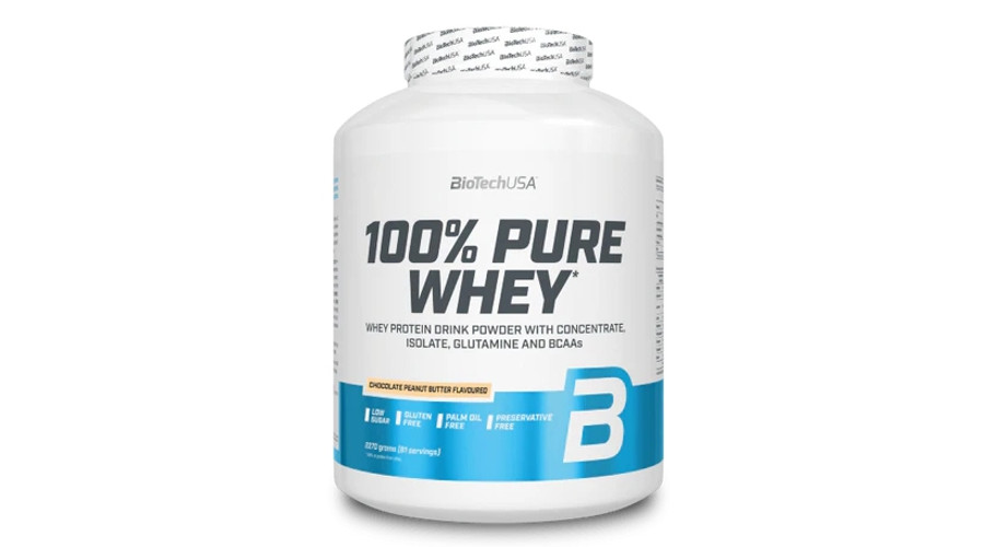 Image of 100% Pure Whey 2270 g csokoládé-mogyoróvaj BioTechUSA