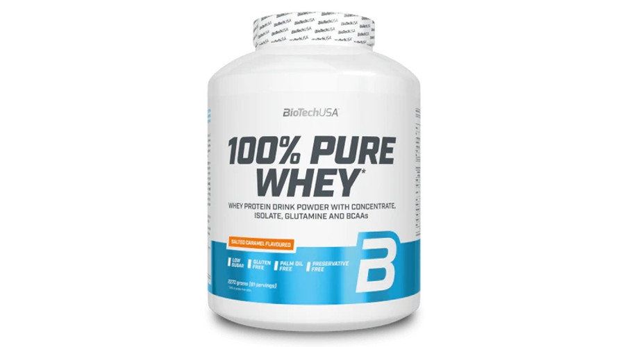Image of 100% Pure Whey 2270 g sós karamell BioTechUSA