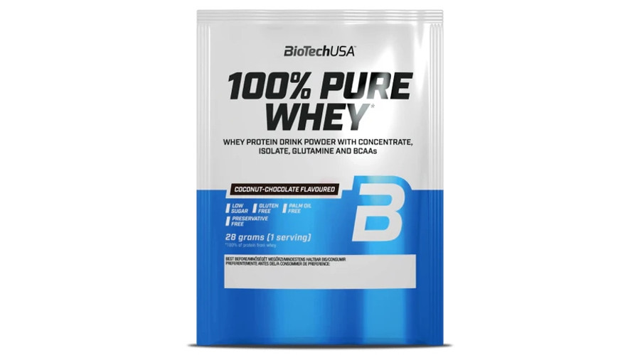 Image of 100% Pure Whey 28 g csokoládé-kókusz BioTechUSA