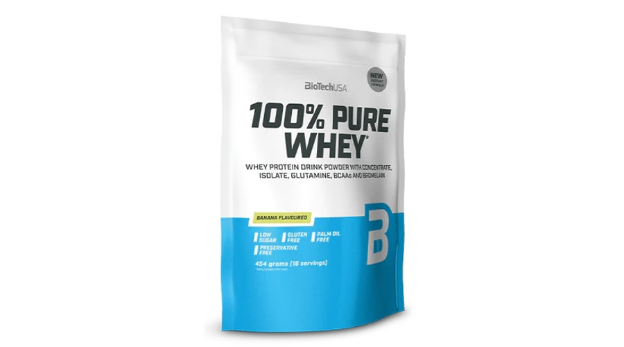 Image of 100% Pure Whey 454 g banán BioTechUSA