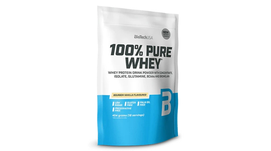 Image of 100% Pure Whey 454 g bourbon vanília BioTechUSA