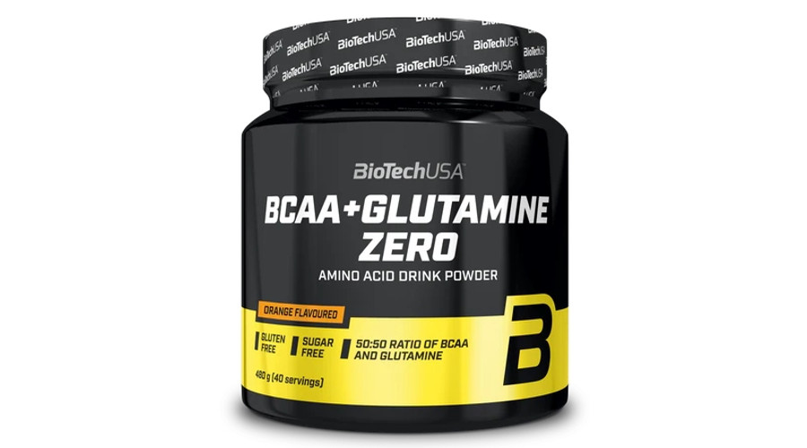 BCAA + Glutamine Zero 480 g citrom BioTechUSA BCAA + Glutamine Zero 480 g citrom BioTechUSA