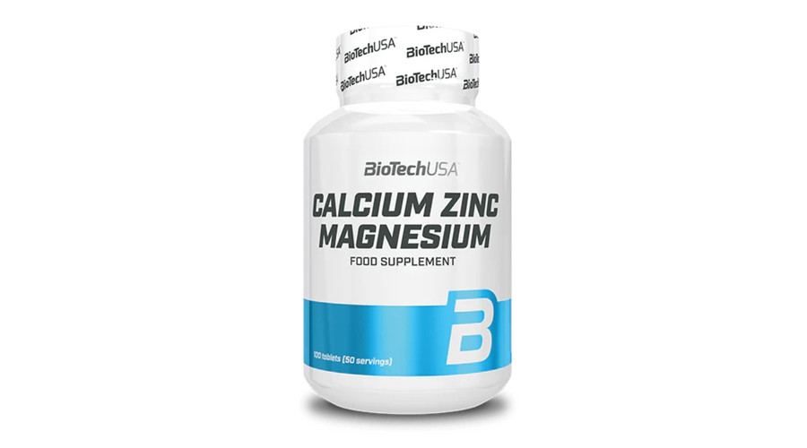 Calcium Zinc Magnesium 100 tabl. BioTechUSA