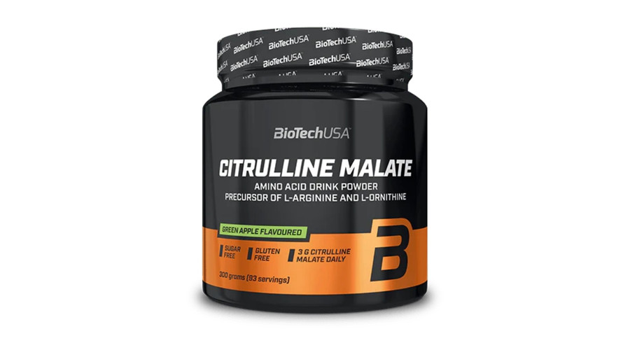 Citrulline Malate 300 g zöld alma BioTechUSA Citrulline Malate 300 g zöld alma BioTechUSA
