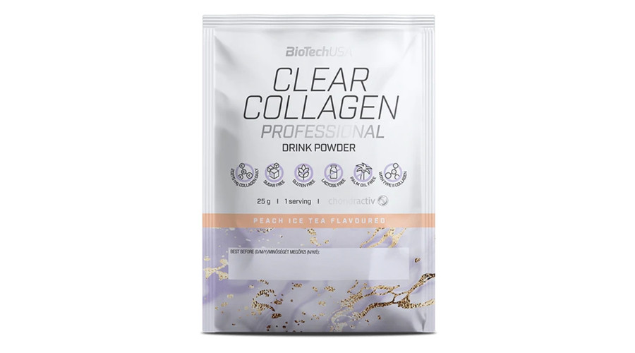 Clear Collagen Professional 25 g barackos ice tea BioTechUSA