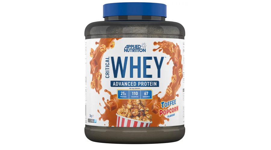 Critical Whey Protein 2000g Toffee Popcorn Applied Nutrition
