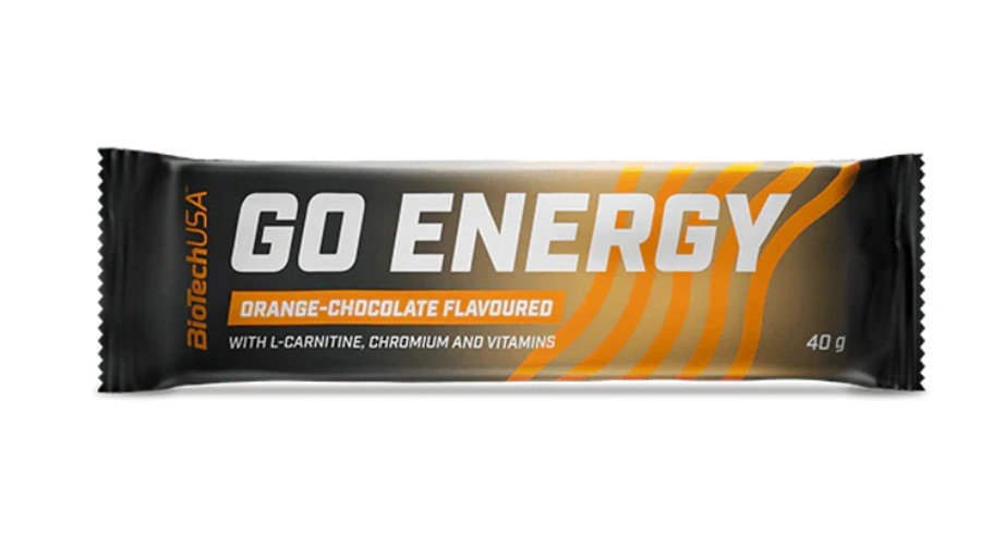 Go Energy 40 g étcsokoládé-narancs BioTechUSA Go Energy 40 g étcsokoládé-narancs BioTechUSA