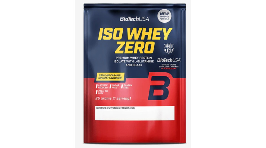 Iso Whey Zero 25 g catalan caramel cream BioTechUSA Iso Whey Zero 25 g catalan caramel cream BioTechUSA