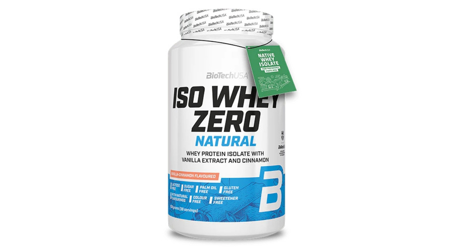 Iso Whey Zero Natural 908 g vanília-fahéj BioTechUSA Iso Whey Zero Natural 908 g vanília-fahéj BioTechUSA