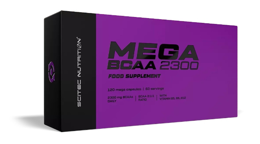 Mega BCAA 2300 120 kapsz. Scitec Nutrition Mega BCAA 2300 120 kapsz. Scitec Nutrition