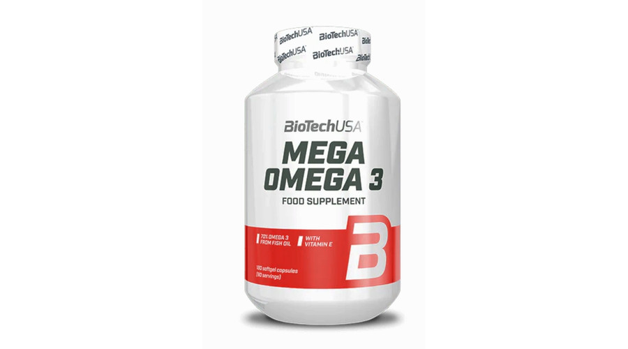 Mega Omega 3 180 lágyzselatin kapsz. BioTechUSA