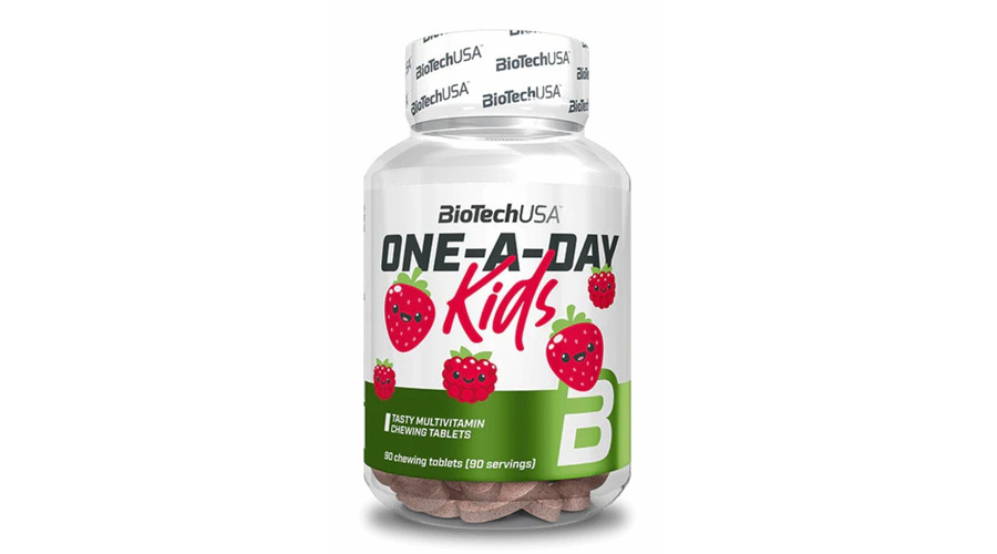 One-A-Day Kids 90 rágótabl. eper-málna BioTechUSA One-A-Day Kids 90 rágótabl. eper-málna BioTechUSA