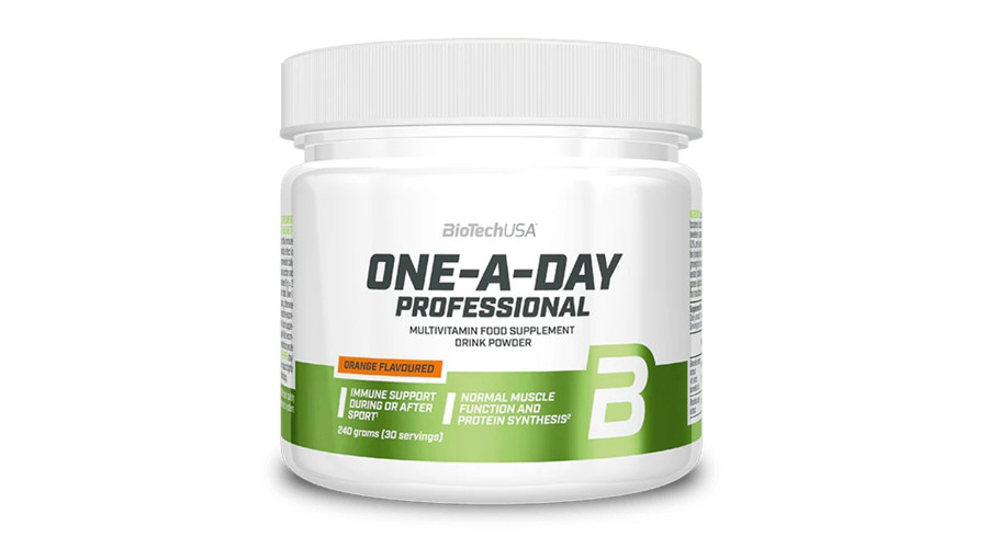 One-A-Day Professional 240 g narancs BioTechUSA One-A-Day Professional 240 g narancs BioTechUSA