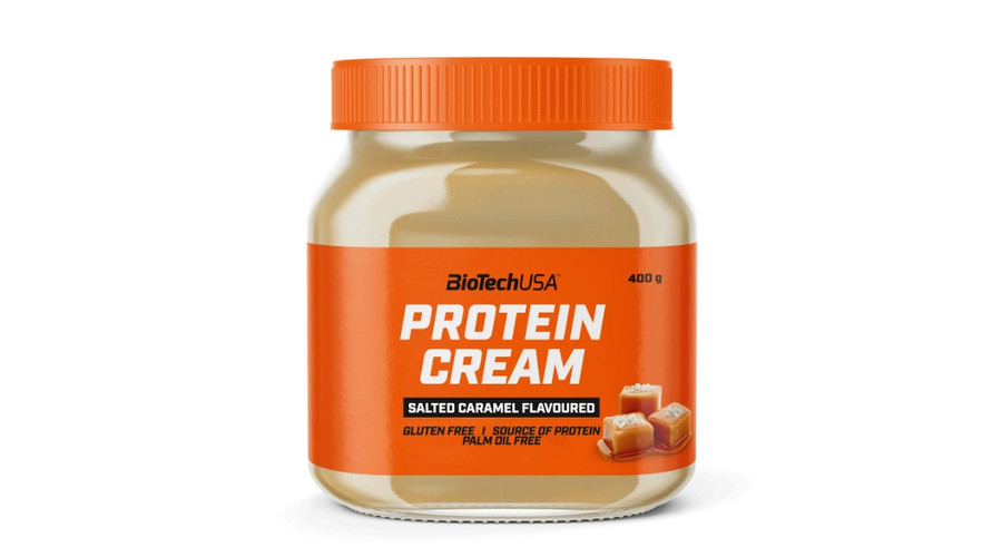 Protein Cream 400 g sós karamell BioTechUSA Protein Cream 400 g sós karamell BioTechUSA