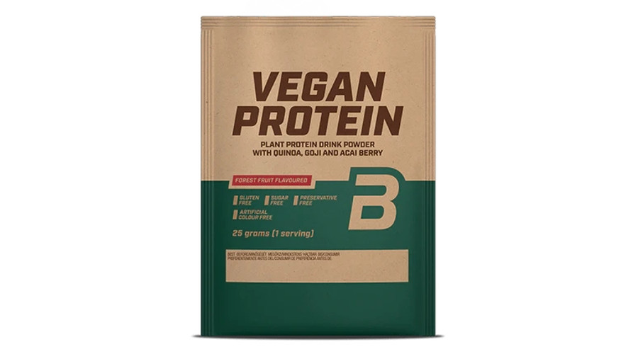 Vegan Protein 25 g erdei gyümölcs BioTechUSA