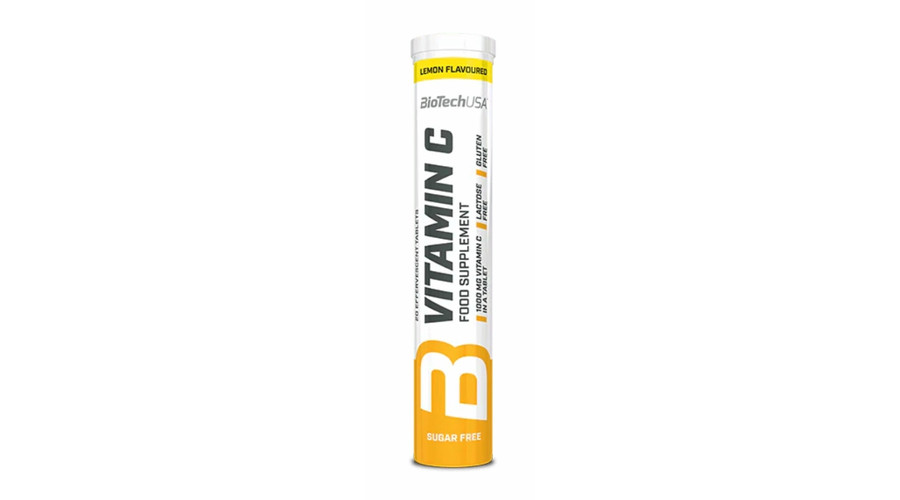 Vitamin C 20 pezsgőtabl. citrom BioTechUSA Vitamin C 20 pezsgőtabl. citrom BioTechUSA