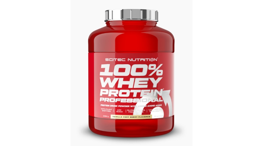 100% Whey Protein Professional 2350g vanília-erdei gyümölcs Scitec Nutrition 100% Whey Protein Professional 2350g vanília-erdei gyümölcs Scitec Nutrition
