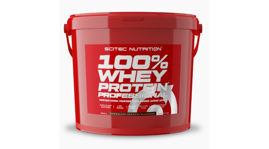 100% Whey Protein Professional 5000g kókuszos csokoládé Scitec Nutrition 100% Whey Protein Professional 5000g kókuszos csokoládé Scitec Nutrition