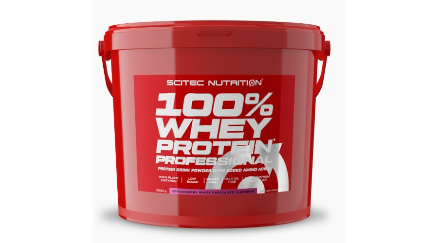 100% Whey Protein Professional 5000g eper fehércsoki Scitec Nutrition 100% Whey Protein Professional 5000g eper fehércsoki Scitec Nutrition