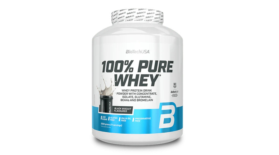 100% Pure Whey 2000 g black biscuit BioTechUSA 100% Pure Whey 2000 g black biscuit BioTechUSA