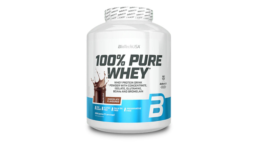 100% Pure Whey 2000 g csokoládé BioTechUSA 100% Pure Whey 2000 g csokoládé BioTechUSA