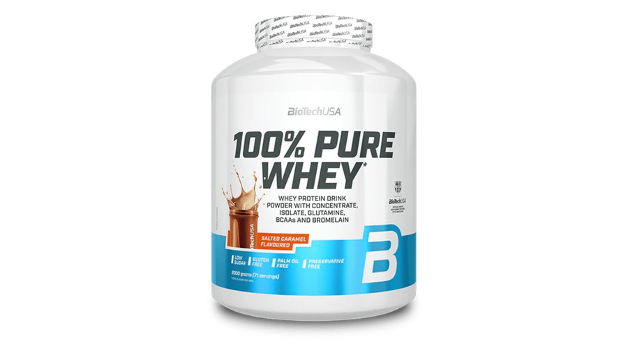 100% Pure Whey 2000 g sós karamell BioTechUSA 100% Pure Whey 2000 g sós karamell BioTechUSA