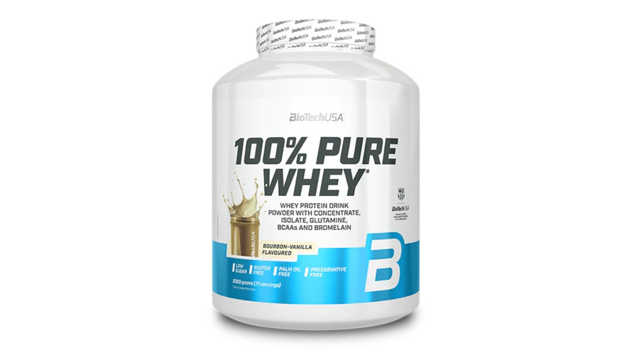 100% Pure Whey 2000 g bourbon vanília BioTechUSA 100% Pure Whey 2000 g bourbon vanília BioTechUSA
