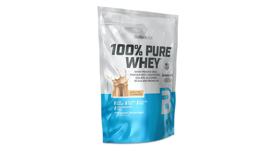 100% Pure Whey 400 g almás pite BioTechUSA