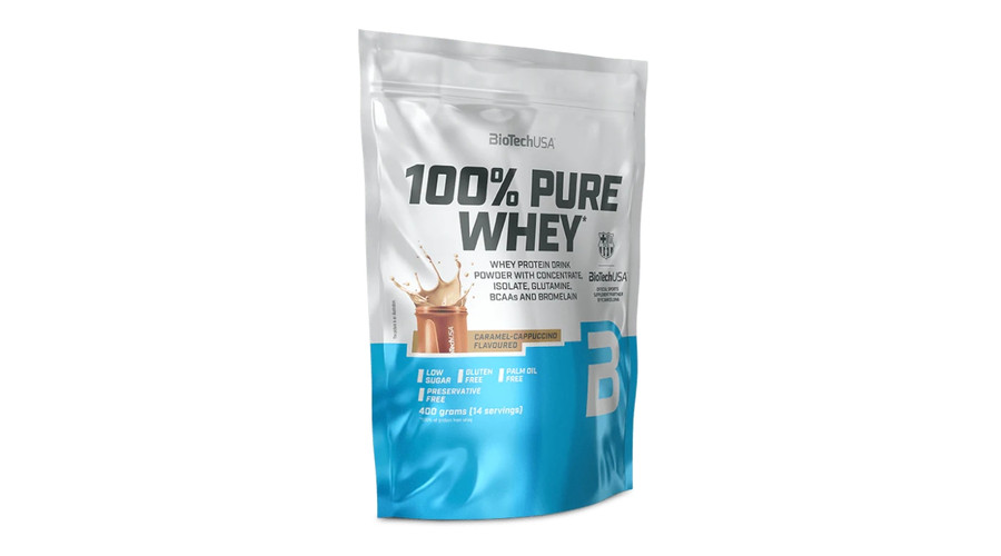 100% Pure Whey 400 g karamell-cappuccino BioTechUSA