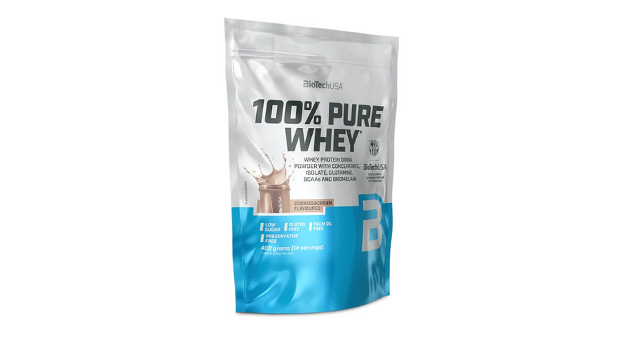 100% Pure Whey 400 g cookies & cream BioTechUSA 100% Pure Whey 400 g cookies & cream BioTechUSA
