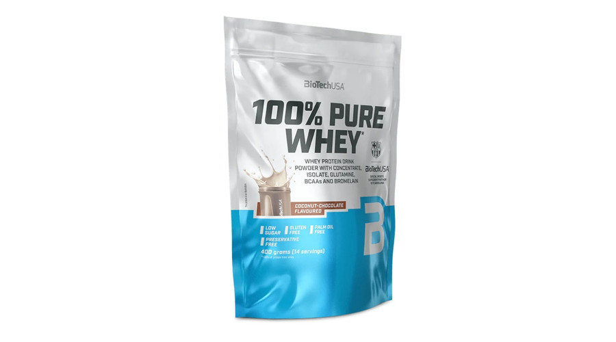 100% Pure Whey 400 g kókusz-csokoládé BioTechUSA