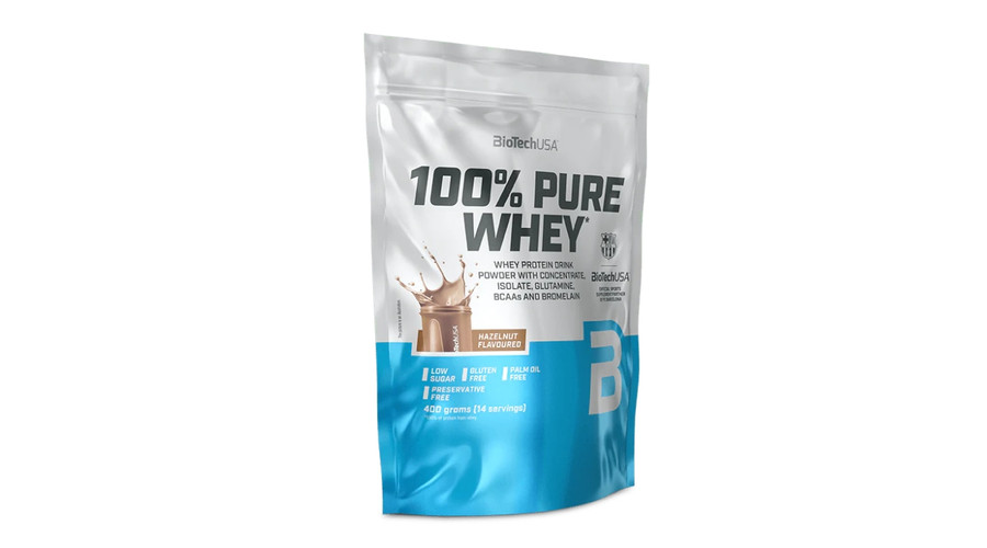 100% Pure Whey 400 g mogyoró BioTechUSA 100% Pure Whey 400 g mogyoró BioTechUSA