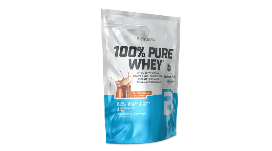 100% Pure Whey 400 g sós karamell BioTechUSA 100% Pure Whey 400 g sós karamell BioTechUSA