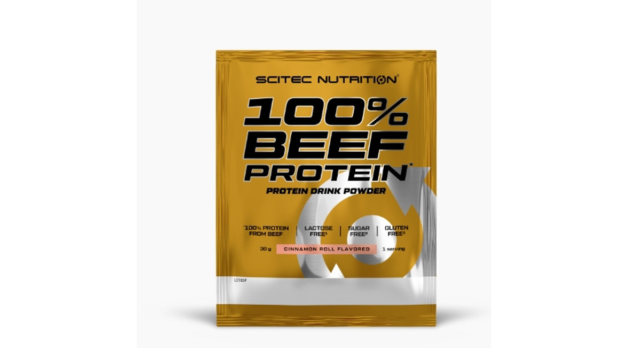 100% Beef Protein 30g fahéjas csiga Scitec Nutrition