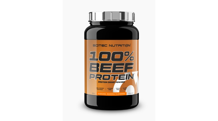 100% Beef Protein 900g karamellás banán Scitec Nutrition