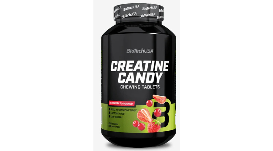 Creatine Candy 240 ragótabl. Red berry BioTechUSA Creatine Candy 240 ragótabl. Red berry BioTechUSA