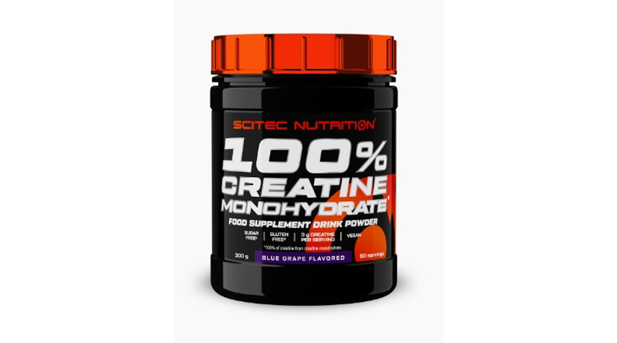 100% Creatine Monohydrate 300g kékszőlő Scitec Nutrition 100% Creatine Monohydrate 300g kékszőlő Scitec Nutrition