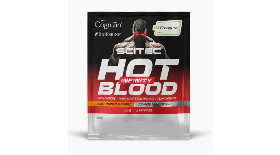 Hot Blood Infinity 25g barack-mangó Scitec Nutrition
