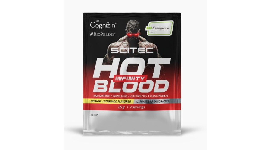 Hot Blood Infinity 25g narancs-limonádé Scitec Nutrition Hot Blood Infinity 25g narancs-limonádé Scitec Nutrition