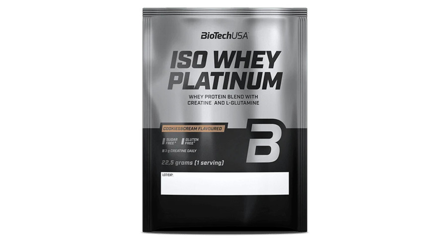 Iso Whey Platinum 22,5 g cookies & cream BioTechUSA Iso Whey Platinum 22,5 g cookies & cream BioTechUSA