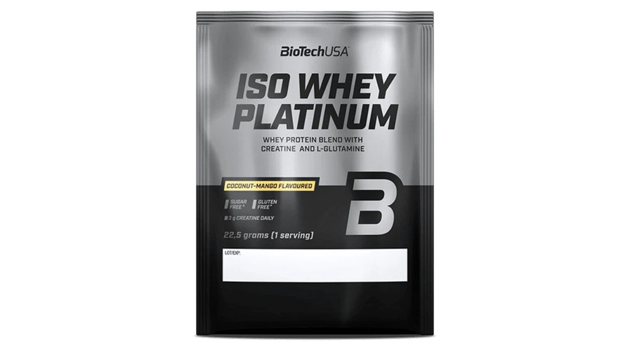 Iso Whey Platinum 22,5 g kókusz-mangó BioTechUSA Iso Whey Platinum 22,5 g kókusz-mangó BioTechUSA