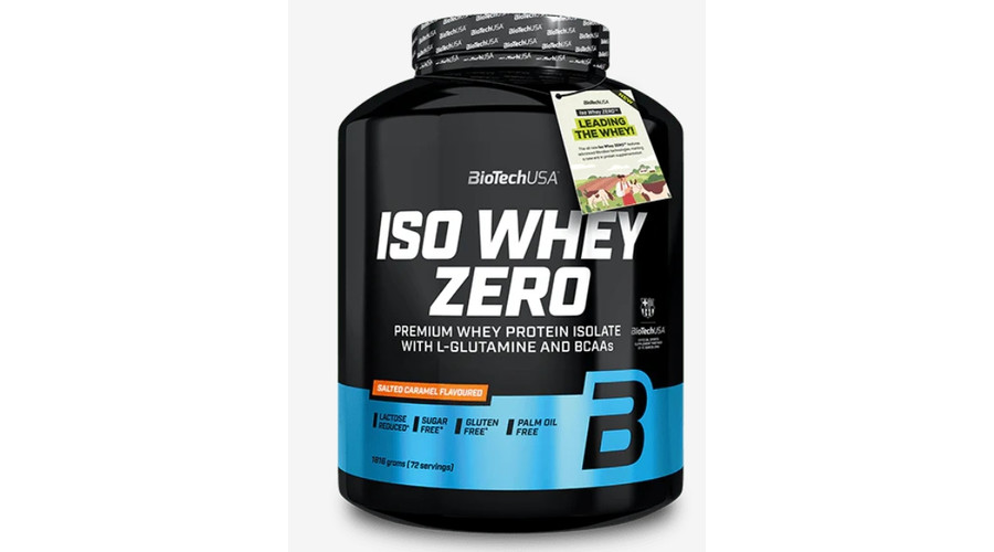 Iso Whey Zero 1816 g sós karamell BioTechUSA Iso Whey Zero 1816 g sós karamell BioTechUSA