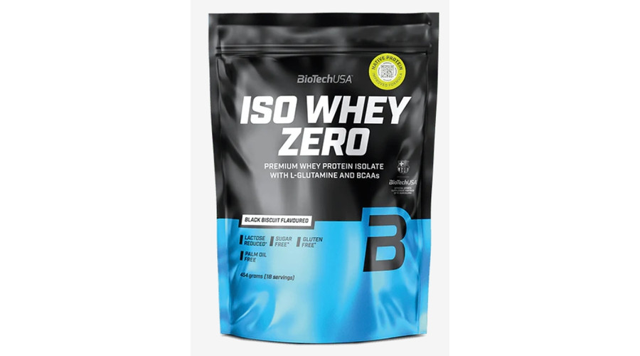 Iso Whey Zero 454 g black biscuit BioTechUSA