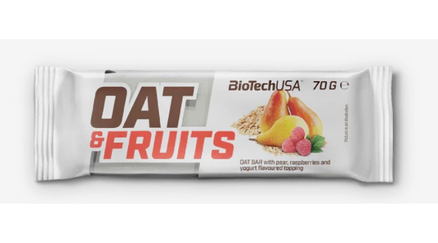 Oat & Fruits 20x70g joghutros körte-málna BioTechUSA